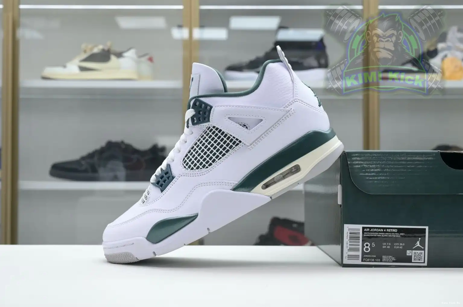 Jordan Green Oxidized Kimikick Air 4 0821